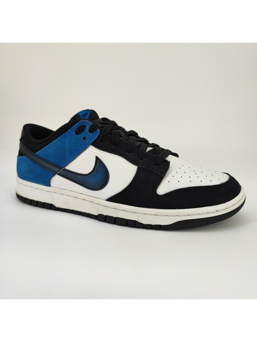 Nike Dunk Low Retro Industrial Blue Men's Size 9.5 US Leather Shoes FD6923-100